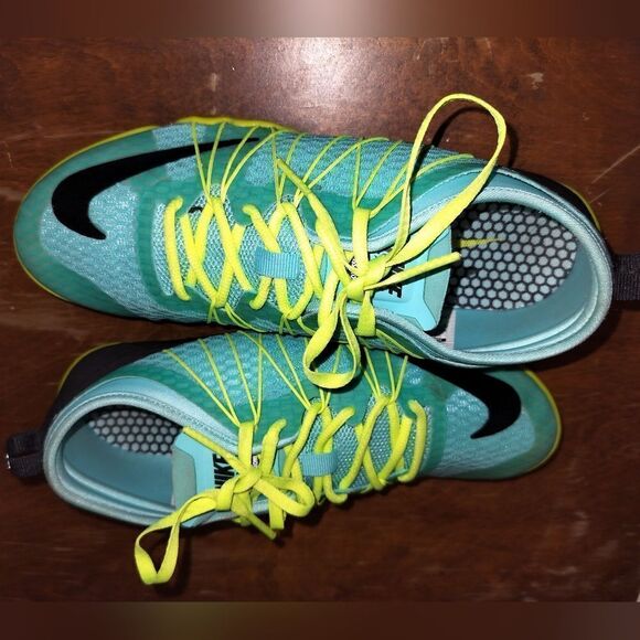 Nike training FREE 1.0 CrossBionic Neon blue, yellow, and black - Picture 8 of 9